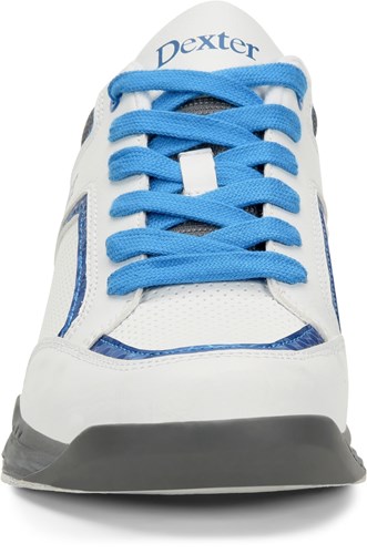 Dexter Mens Bud White/Blue Bowling Shoes + FREE SHIPPING