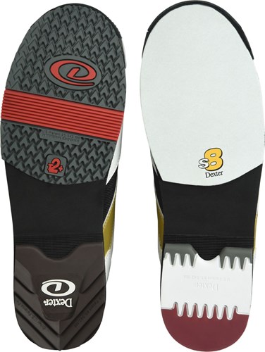 Dexter Mens SST 8 Pro White/Black/Gold Right Hand or Left Hand Core Image