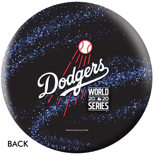 OnTheBallBowling MLB Los Angeles Dodgers 2020 World Series Champs Galaxy Ball Core Image