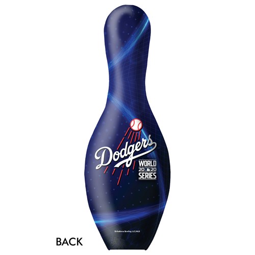 OnTheBallBowling MLB Los Angeles Dodgers 2020 World Series Champs Blue Streak Pin Core Image