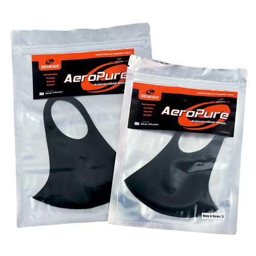 Genesis AeroPure Athletic Face Mask Black Core Image