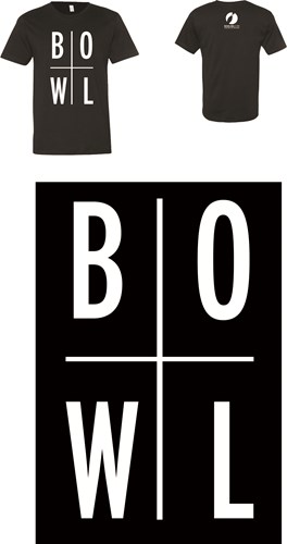 Exclusive Bowling.com BOWL T-Shirt Core Image