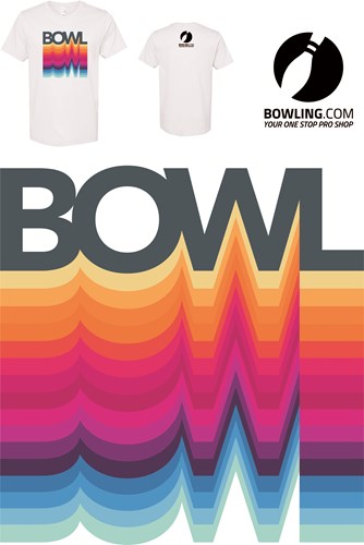 Exclusive Bowling.com Bowl in Color T-Shirt Core Image