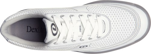 Dexter Mens Turbo Pro Wide Bowling Shoes White/Grey 10 W US 