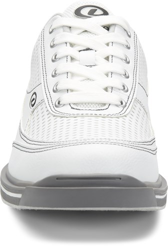 Dexter Mens Turbo Pro White/Grey Wide Width Bowling Shoes + FREE 
