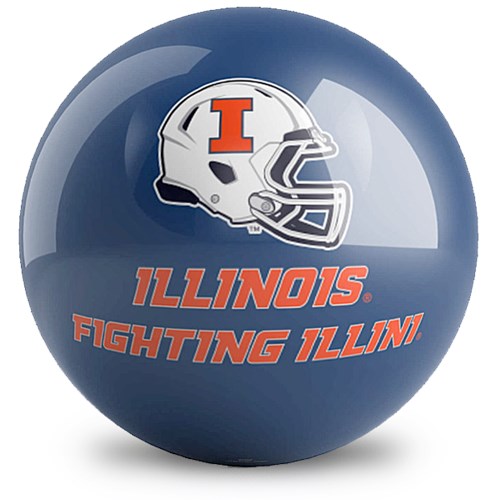 OnTheBallBowling NCAA Illinois Ball Core Image