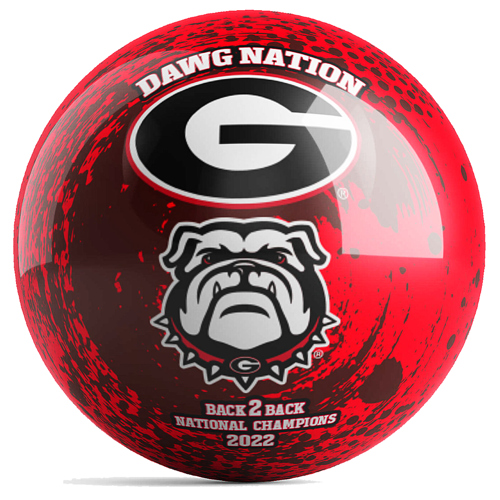 OnTheBallBowling 2022 National Champions UGA Bulldogs Ball Bowling Balls + FREE SHIPPING