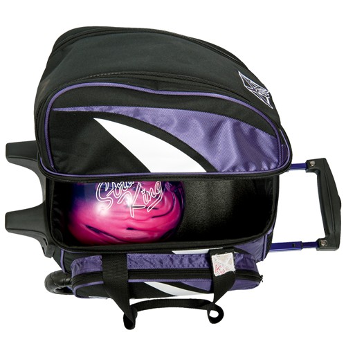 KR Strikeforce Cruiser Single Roller 1 Ball Bowling Bag Purple 