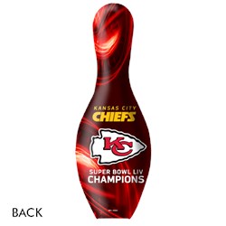 OnTheBallBowling 2020 Super Bowl 54 Champions Kansas City Chiefs Pin Red Core Image