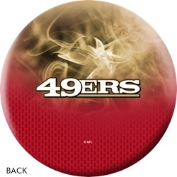 KR Strikeforce NFL on Fire San Francisco 49ers Ball Core Image