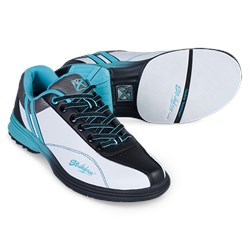 KR Strikeforce Womens Starr White/Black/Teal Right Hand Wide Width Core Image