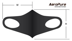 Genesis AeroPure Athletic Face Mask Black Core Image
