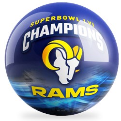OnTheBallBowling Super Bowl LVI Champions LA Rams Ball Core Image