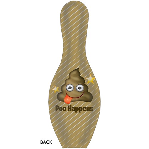 OnTheBallBowling Bowling Emoji Poo Happens Pin NULL + FREE SHIPPING
