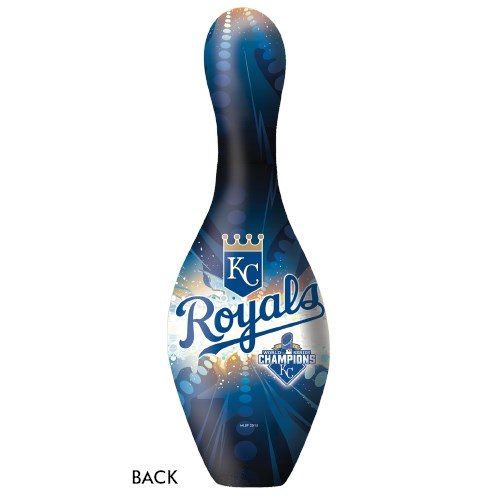 OnTheBallBowling 2015 World Series Champion Kansas City Royals Pin Back Image