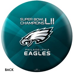 OnTheBallBowling 2018 Super Bowl 52 Champions Philadelphia Eagles Back Image