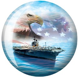 OnTheBallBowling U.S. Military Navy Back Image