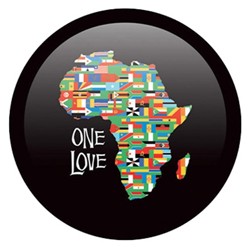 OnTheBallBowling African Flag One Love Back Image