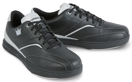 Brunswick Vapor Black//Silver Mens Bowling Shoes