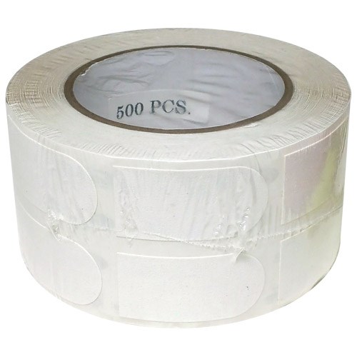 Turbo Grips Strips 1" White Insert Tape 500 pc Bulk Roll 