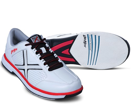 KR Strikeforce Mens Ranger White/Black/Red Bowling Shoes + FREE SHIPPING