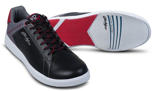 KR Strikeforce Mens Atlas Black/Grey/Red Bowling Shoes + FREE SHIPPING