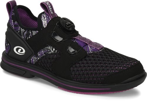 Dexter Pro BOA Women's Bowling Shoes Right Hand Black Purple 