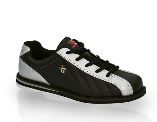 3G Kicks Black/White Mens Bowling Shoes 