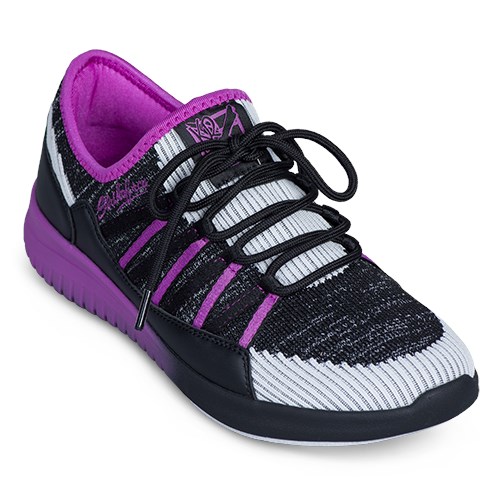 Kr Strikeforce Womens Jazz Black Purple Bowling Shoes Free Shipping