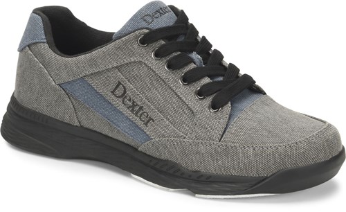 Dexter Mens Brock Grey/Blue/Black Bowling Shoes + FREE SHIPPING