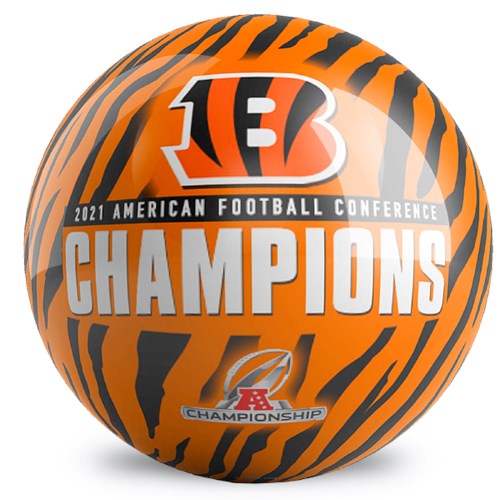 OnTheBallBowling NFL AFC Champs Cincinnati Bengals Ball Main Image