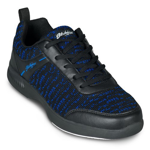 New Brunswick Men's TZone Black/Blue Size 9 Bowling Shoes Universal Soles 