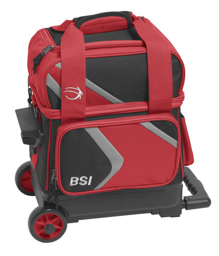 BSI Dash Single Roller Black/Red Main Image