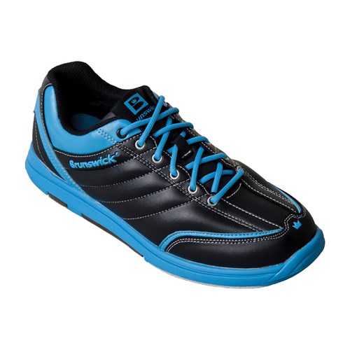 Brunswick Womens Diamond Black/Ice Blue Bowling Shoes + FREE SHIPPING