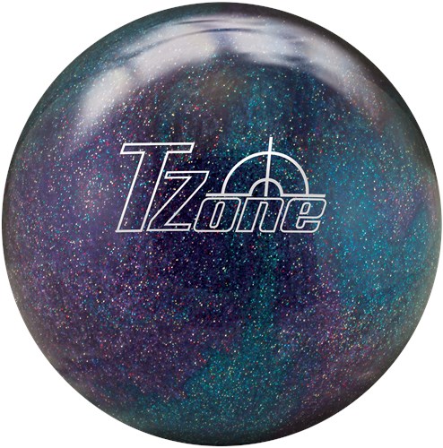 Brunswick TZone Night Sky Bowling Ball – Black Plastic Spare Ball – Undrilled