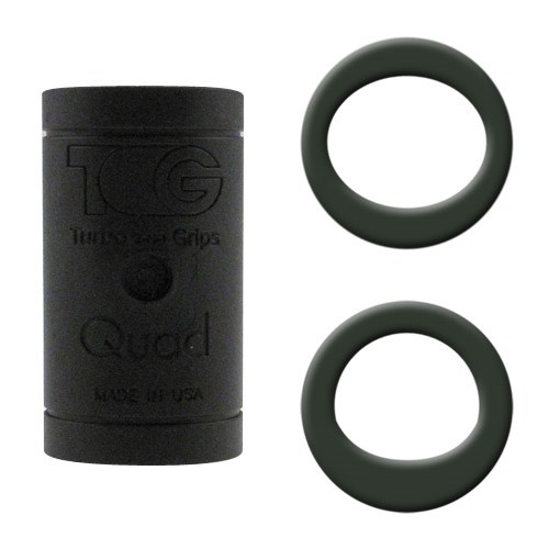 Turbo Grips Quad Black Soft Power Lift/Oval Mesh Inserts Main Image