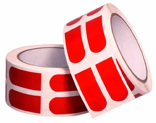 2 PACK -Turbo Slick Strips 3/4" RED Smooth Bowling Tape Pack 60 Pieces 