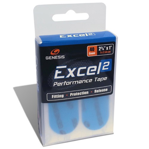 3 packs of 40 pieces each Genesis Excel 2 Performance Tape Blue 