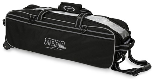 Storm SOLO 1 Ball Tote Bowling Bag Black//Red Holds Shoes Up To Mens 12
