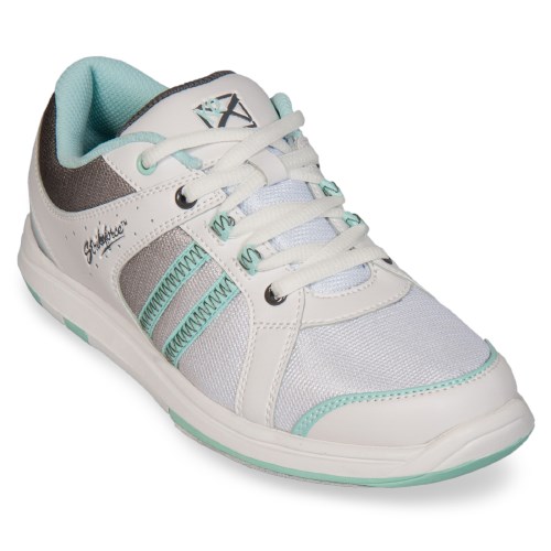 KR Strikeforce Womens Sienna White/Grey/Eggshell Bowling Shoes + FREE ...