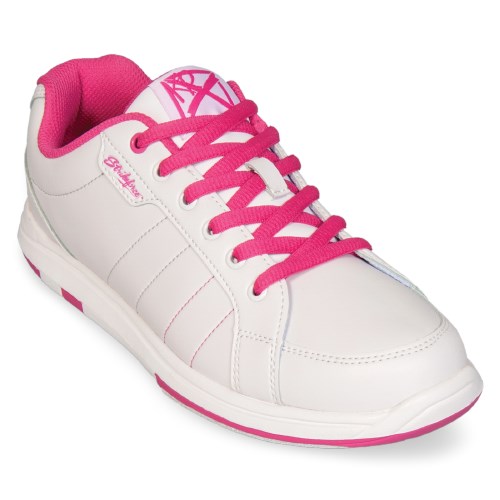 KR Strikeforce Womens Satin White/Hot Pink Bowling Shoes + FREE SHIPPING