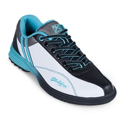 KR Strikeforce Womens Starr White/Black/Teal Right Hand Wide Width Main Image