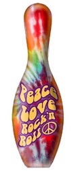 OnTheBallBowling Peace, Love, Rock Bowling Pin Main Image