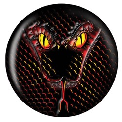 Brunswick Snake Glow PRE-DRILLED Viz-A-Ball Bowling Ball 