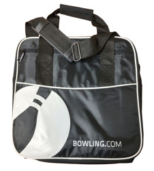Bowling.com Single Tote Black/White Main Image